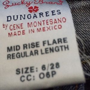 Lucky brand dungarees